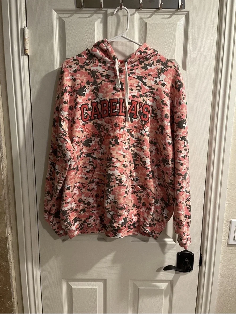 Cabela's Pink Digital Camo Zip-Up Hoodie